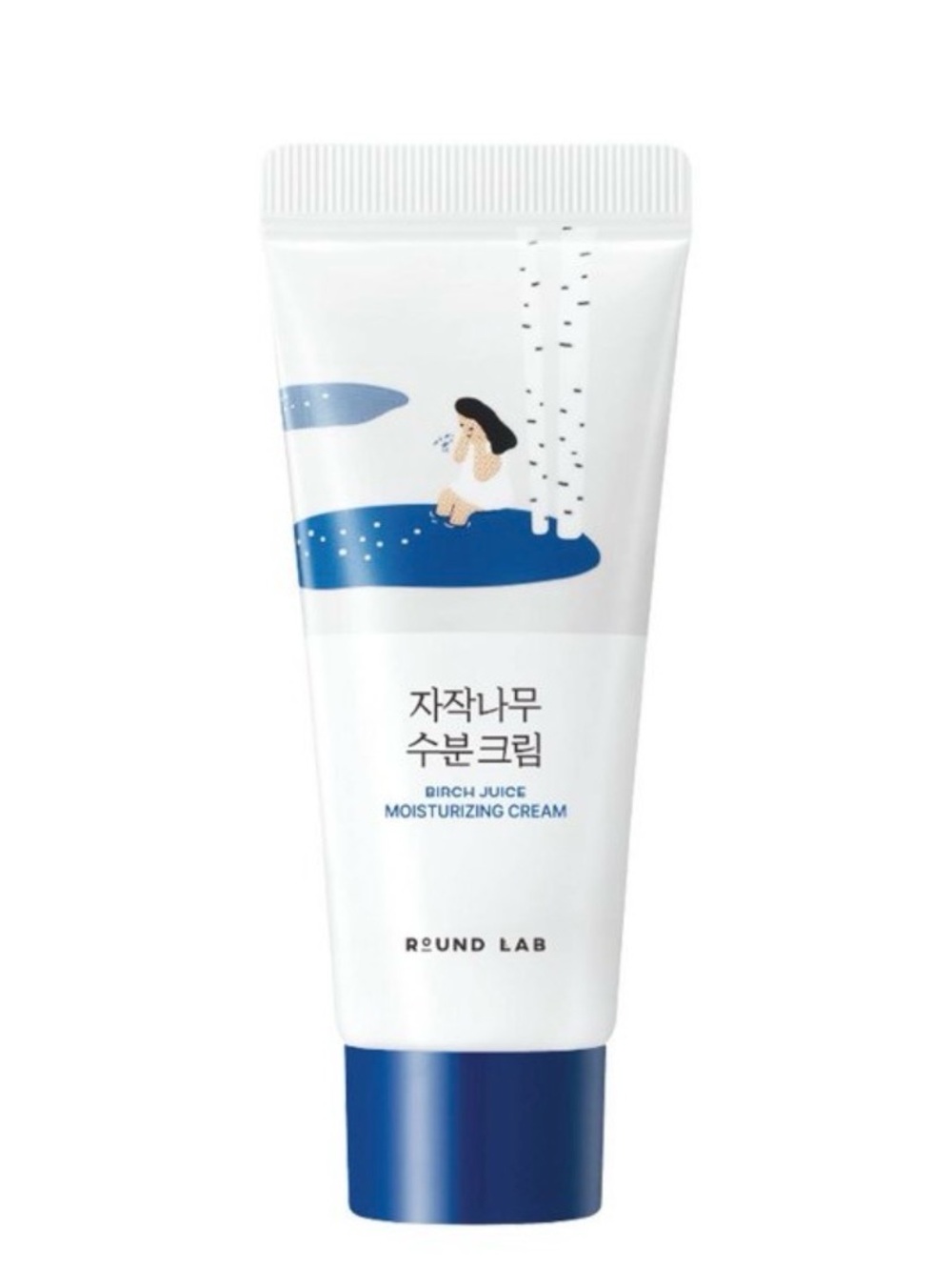Round Lab Birch Juice Moisturizing Cream — White & Blue (4 pack) 20 ml